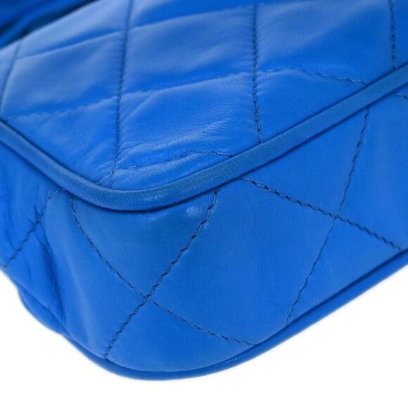 Chanel Blue Lambskin Fringe Bum Bag 155438 - Picture 4 of 10